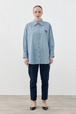 Mavi Old Retro Gömlek