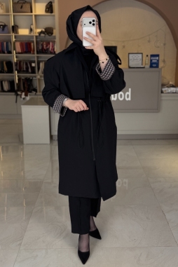 Siyah MONOGRAM 6046 KAP 