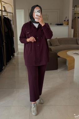 Bordo SPOR DİKİŞLİ MODAL TAKIM 