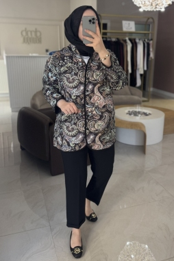 Karışık Rosa Hafif Mont