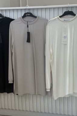 Siyah Basic Uzun Kol İçlik