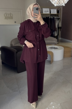 Bordo 1022 BROŞ İŞLEME BAĞCIKLI TAKIM