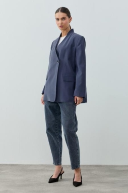 İndigo Tensel Ceket