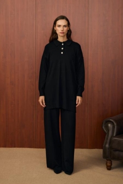 Siyah PARİS TRİKO TAKIM 1510