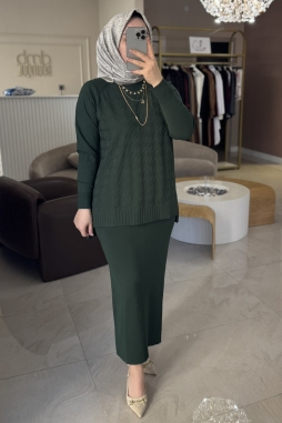 Yeşil KAZAYAĞI KALEM ETEK TAKIM 1350