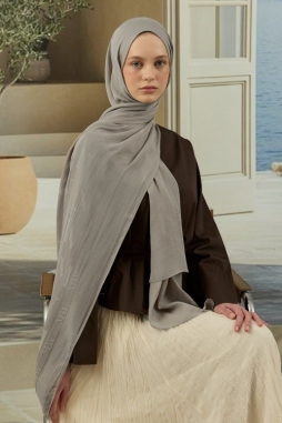 Gri Mw Elegante Şal 1842