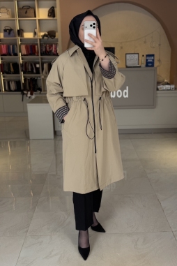 Bej Monogram 6046 Kap 