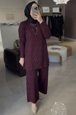 Nuss Bordo Sim Şeritli Takım