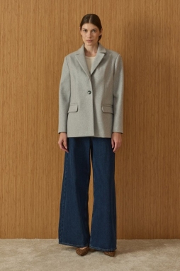 Gri Kaşe Blazer Ceket 1978
