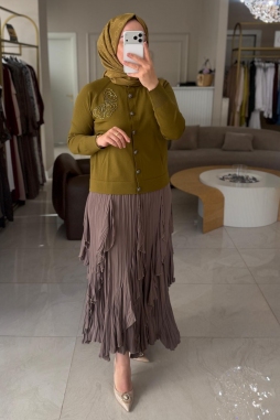 LİME BONCUK İŞLEME HIRKA 600