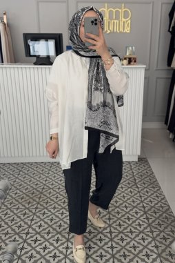 Siyah Neptün İpek Kupra Havuç Pantolon