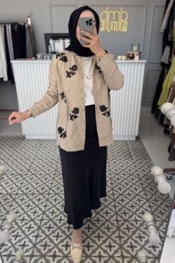 Siyah FLORYA ETEK