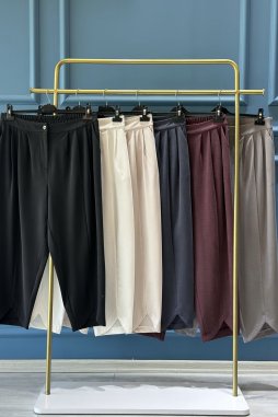 Lacivert Bellis V Paça Pantolon
