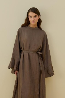 Kahverengi Sofia Elbise