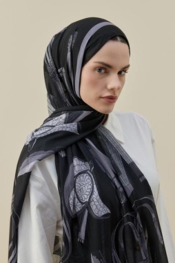 Siyah Artisan Şal 2612