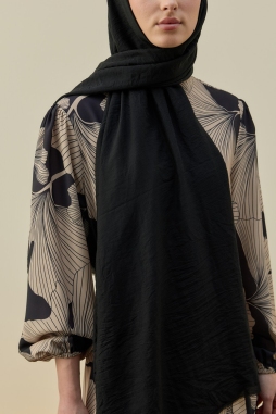 Siyah Soft Bambu Şal