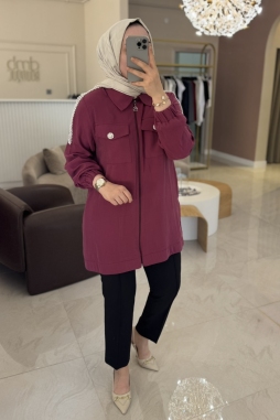 Bordo OMZU İNCİ İŞLEME KAP