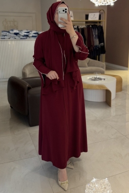 Bordo Anora Abaya
