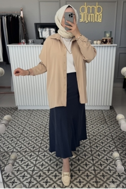 Lacivert Florya Etek