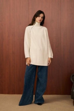 Merwish Beyaz Ops Pop Triko 1525