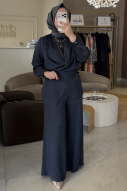 İndigo Bağlama Detaylı Takım