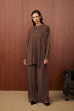 Kahverengi PARİS TRİKO TAKIM 1510