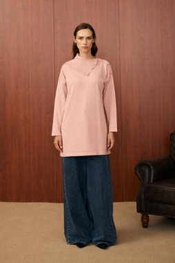 Pembe Yaka Verev Tunik 1558