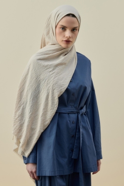 Ekru SOFT BAMBU ŞAL