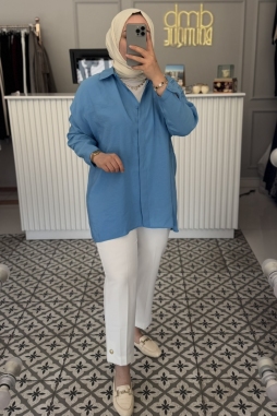 Bodrum Tensel Rahat Gömlek-3001
