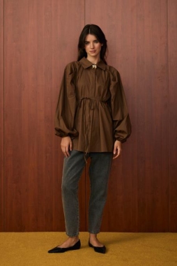 Kahverengi BALERİN GÖMLEK