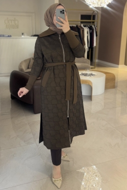 Kahverengi TRİKO GEÇİŞLİ KAP 6004