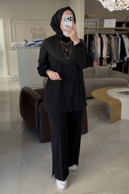 Siyah JAKAR VE MODAL MİXLİ 1045 TAKIM