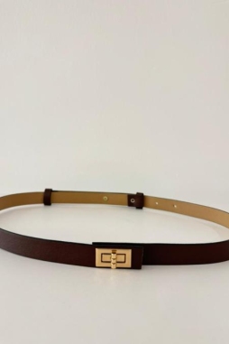 Merwish Kahverengi Ayarlanabilir Kemer