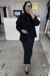 Siyah Shine Gömlek