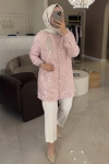 Pembe Tasarım Payet Gömlek