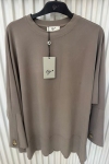Tıg Trıko Vizon Oversize Tunik