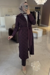 Bordo Triko Geçişli Kap 6004