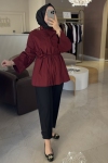 Siyah NİRVANA PAÇASI APOLETLİ PANTOLON