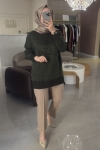 Nuss Yeşil 3003 İpek Tunik
