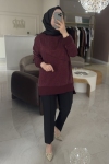 Nuss Bordo 3003 İpek Tunik