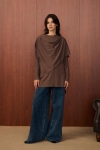 Merwish Kahverengi Meryy Triko Tunik 1506