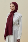 Merwish Bordo Soft Bambu Şal