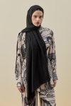 Merwish Siyah Royal Modest Şal 2610