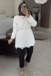 Beyaz 4191 Tunik
