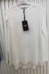 Nuss Beyaz Kısa Oval Kesim Tunik-902
