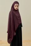 Merwish Bordo İconic Şal 2605