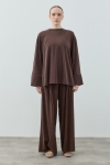 Merwish Kahverengi Modal Comfy Takım