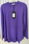 Nuss Lila Kısa Oval Kesim Tunik-902