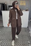 Kahverengi BELLİS V PAÇA PANTOLON