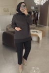 Nuss Antrasit 3003 İpek Tunik